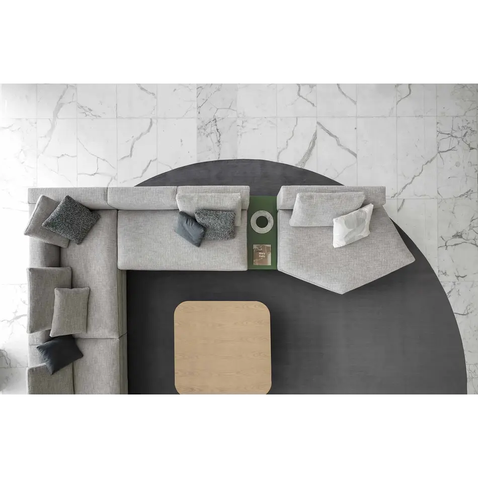 Frigerio View Modular Sofa - Architectural Platform Sofa with Personalizable Accessories