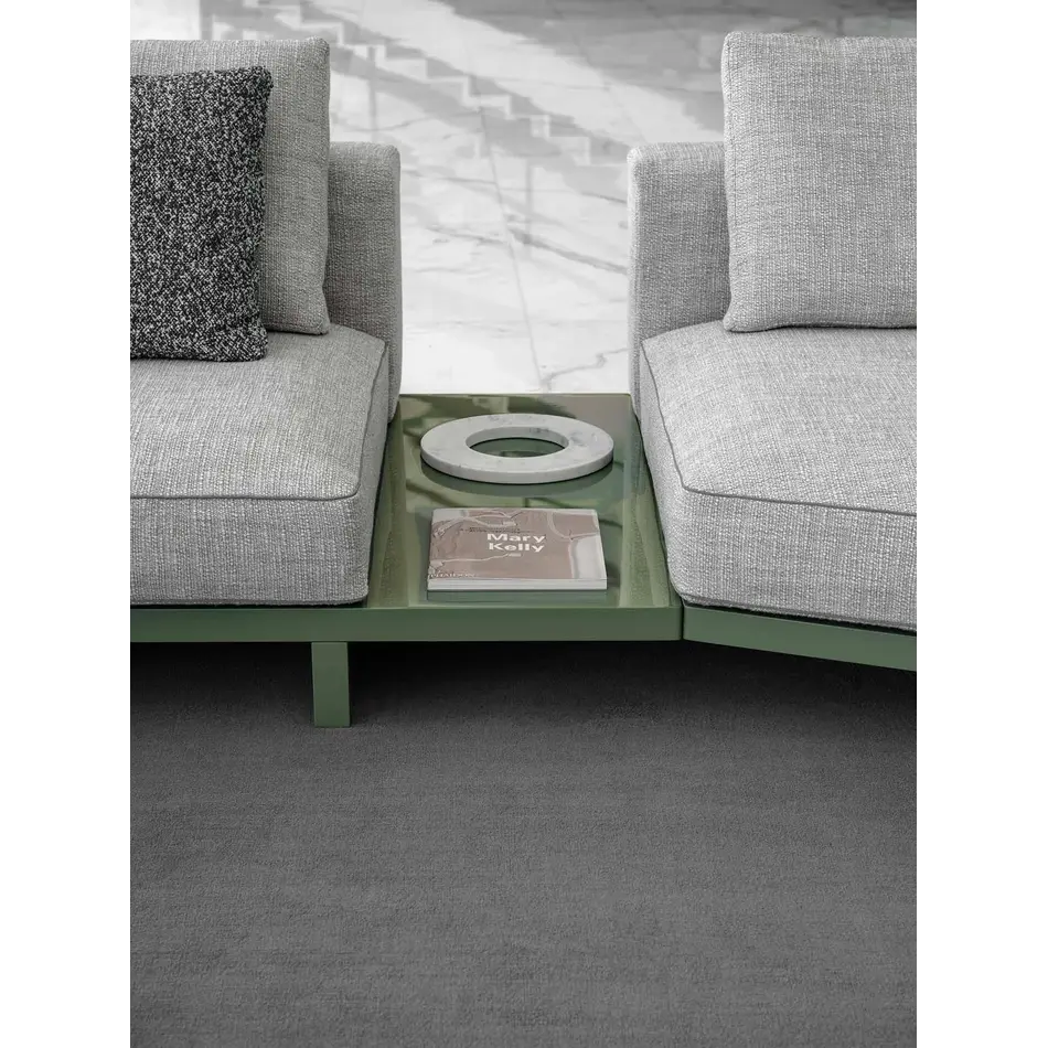Frigerio View Modular Sofa - Architectural Platform Sofa with Personalizable Accessories