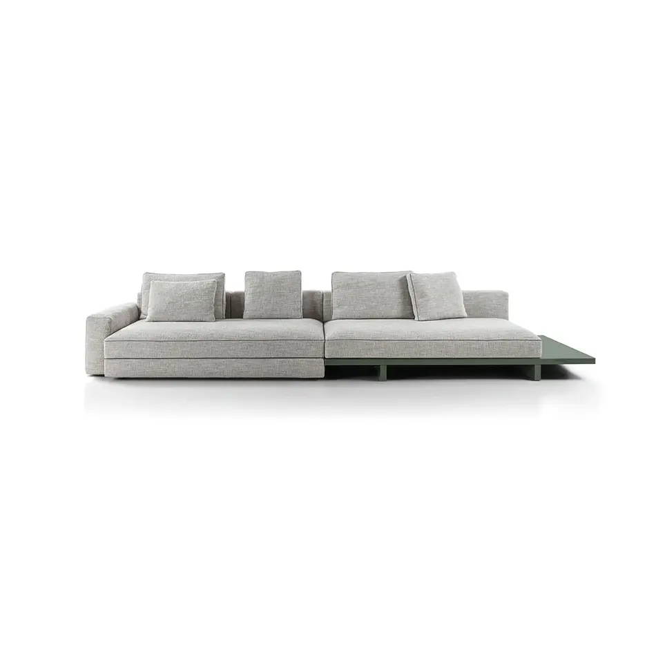 Frigerio View Modular Sofa - Architectural Platform Sofa with Personalizable Accessories