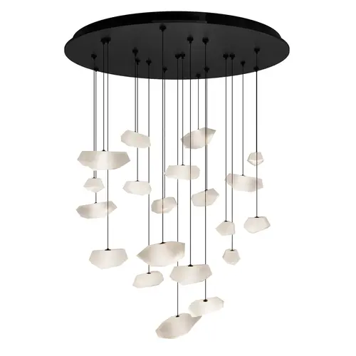 The Grand Interior CHRYSTAL Chandelier - Round Short