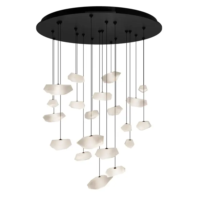 The Grand Interior CHRYSTAL Chandelier - Round Short