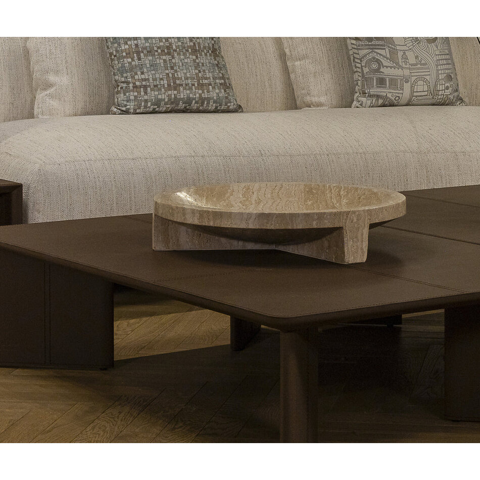 The Grand Interior LINEA Bowl Travertine