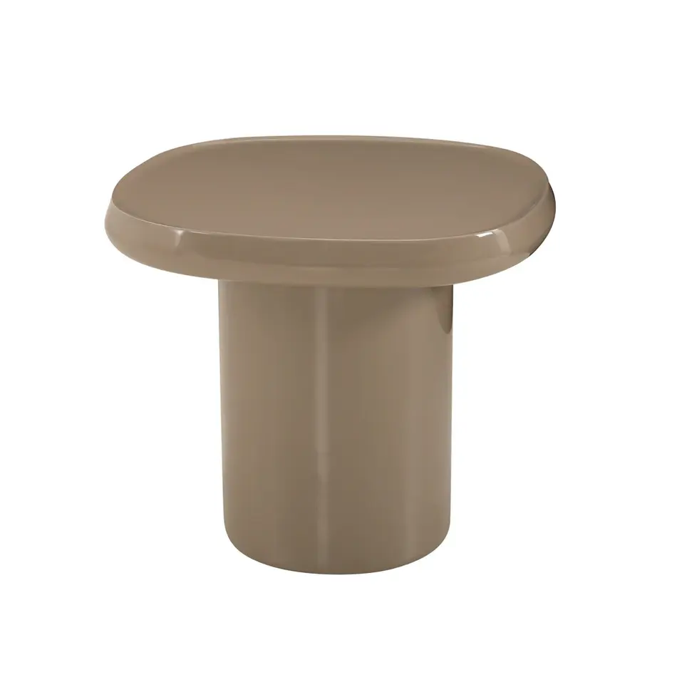 The Grand Interior MORGAN Side Table - Taupe Glossy