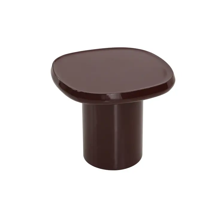 The Grand Interior MORGAN Side Table - Burgundy Glossy
