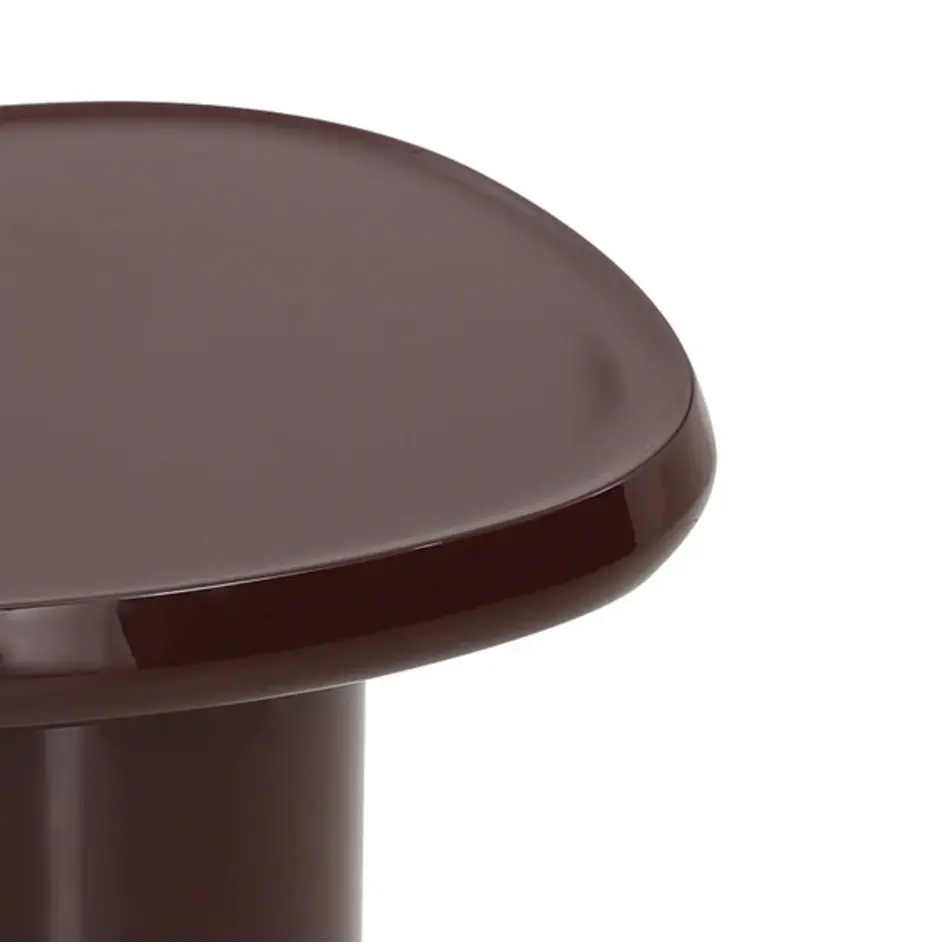 The Grand Interior MORGAN Side Table - Burgundy Glossy