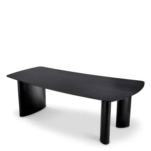Eichholtz Dining Table Bergman - Charcoal S Eichholtz Dining Table Bergman - Charcoal S
