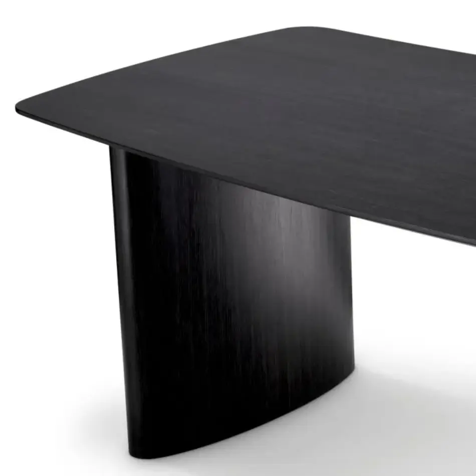 Eichholtz Dining Table Bergman - Charcoal S Eichholtz Dining Table Bergman - Charcoal S