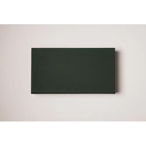 House of Nobilique Booklet Backgammon Green – Luxe Lederen Backgammon Set met Magnetische Sluiting (31 x 16 cm)