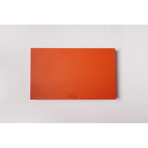 House of Nobilique Big Backgammon Orange – Oversized Luxe Lederen Backgammon Table Book (48 x 58 cm)