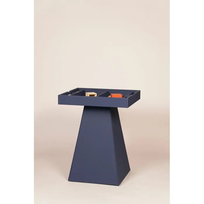 House of Nobilique Leather Game Table Blue - Luxury Leather Chess & Backgammon Table with Hidden Storage. House of Nobilique Leather Game Table Blue - Luxury Leather Chess & Backgammon Table with Hidden Storage.