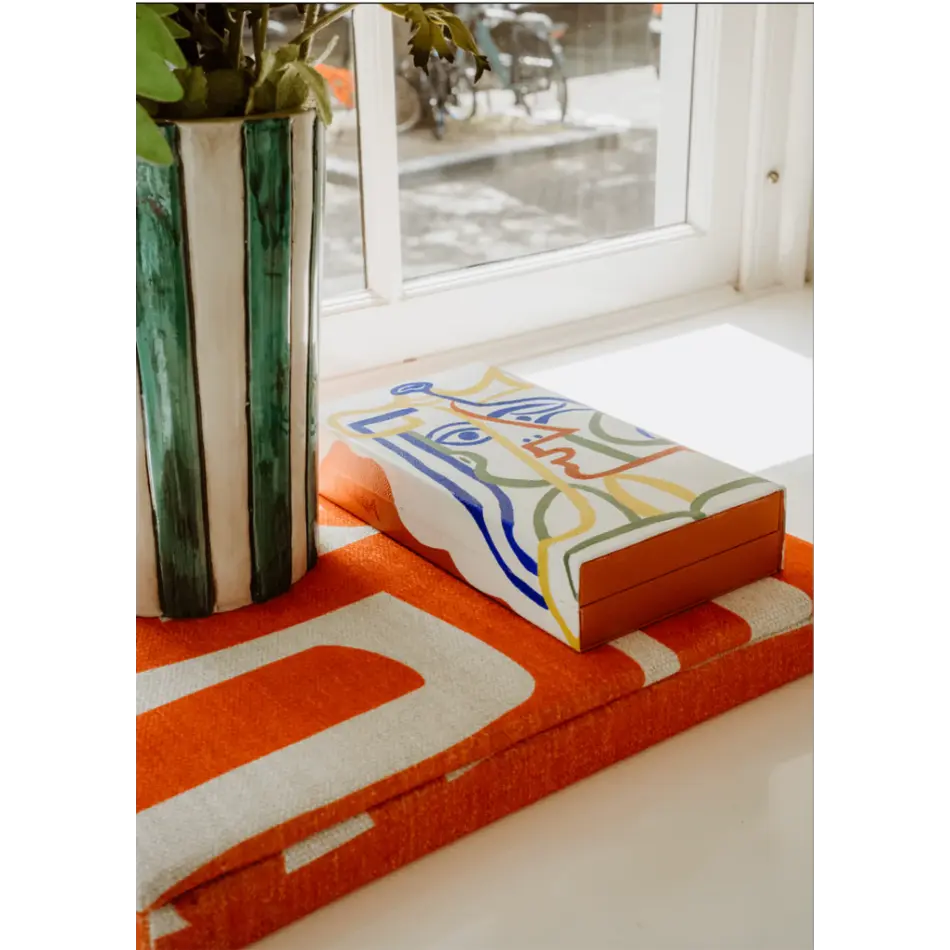 House of Nobilique Picassa x House of Nobilique Booklet Backgammon Orange – Handgeschilderde Luxe Leren Art Edition (Bespoke & Gesigneerd) House of Nobilique Picassa x House of Nobilique Booklet Backgammon Orange – Handgeschilderde Luxe Leren Art Edition (Bespoke & Gesigneerd)