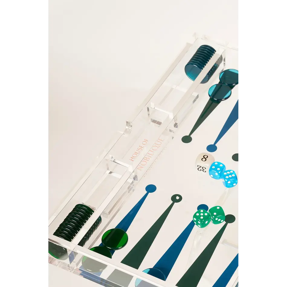 House of Nobilique Acryl Backgammon Tafel – Luxe Transparante Design Game Table (High-Gloss Acrylic) House of Nobilique Acryl Backgammon Tafel – Luxe Transparante Design Game Table (High-Gloss Acrylic)