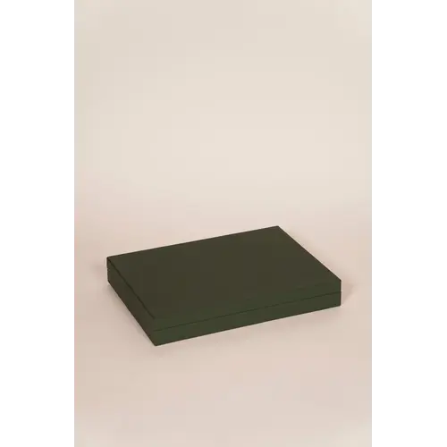 House of Nobilique Poker Set Green - Luxury Poker Set with 300 Professional Weighted Chips in Leather Case