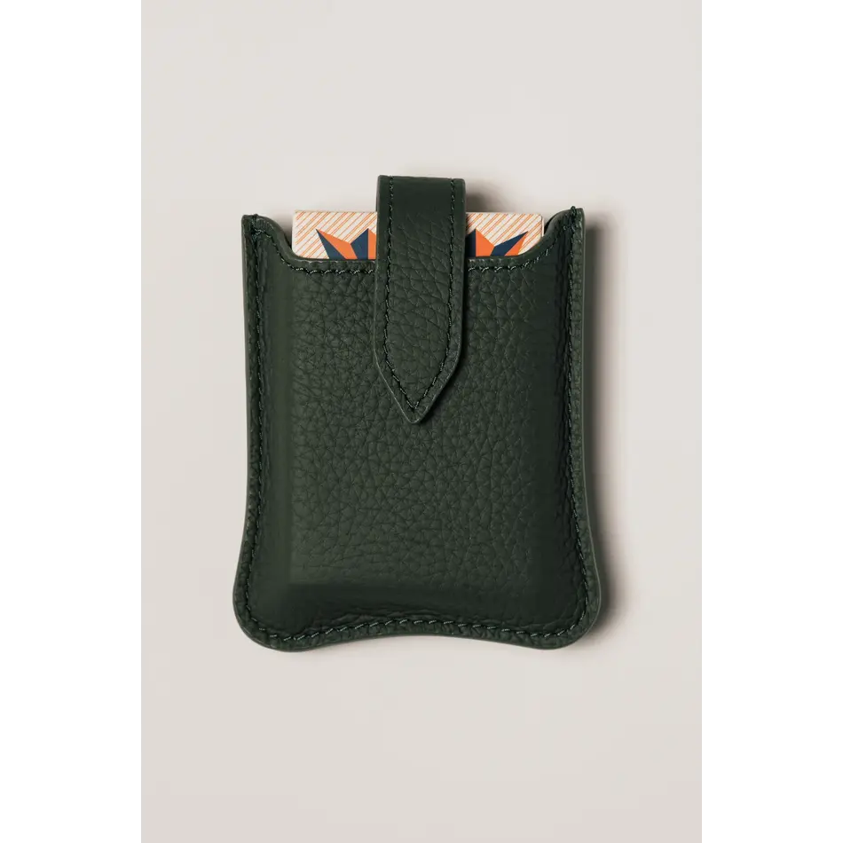 House of Nobilique Cardholder Green - Luxury Leather Cardholder from Full Grain Leather House of Nobilique Cardholder Green - Luxury Leather Cardholder from Full Grain Leather