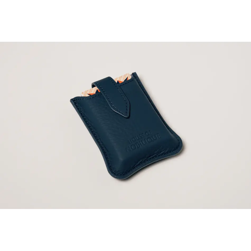 House of Nobilique Cardholder Blue - Luxury Leather Cardholder from Full Grain Leather