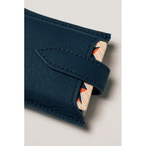 House of Nobilique Cardholder Blue - Luxury Leather Cardholder from Full Grain Leather