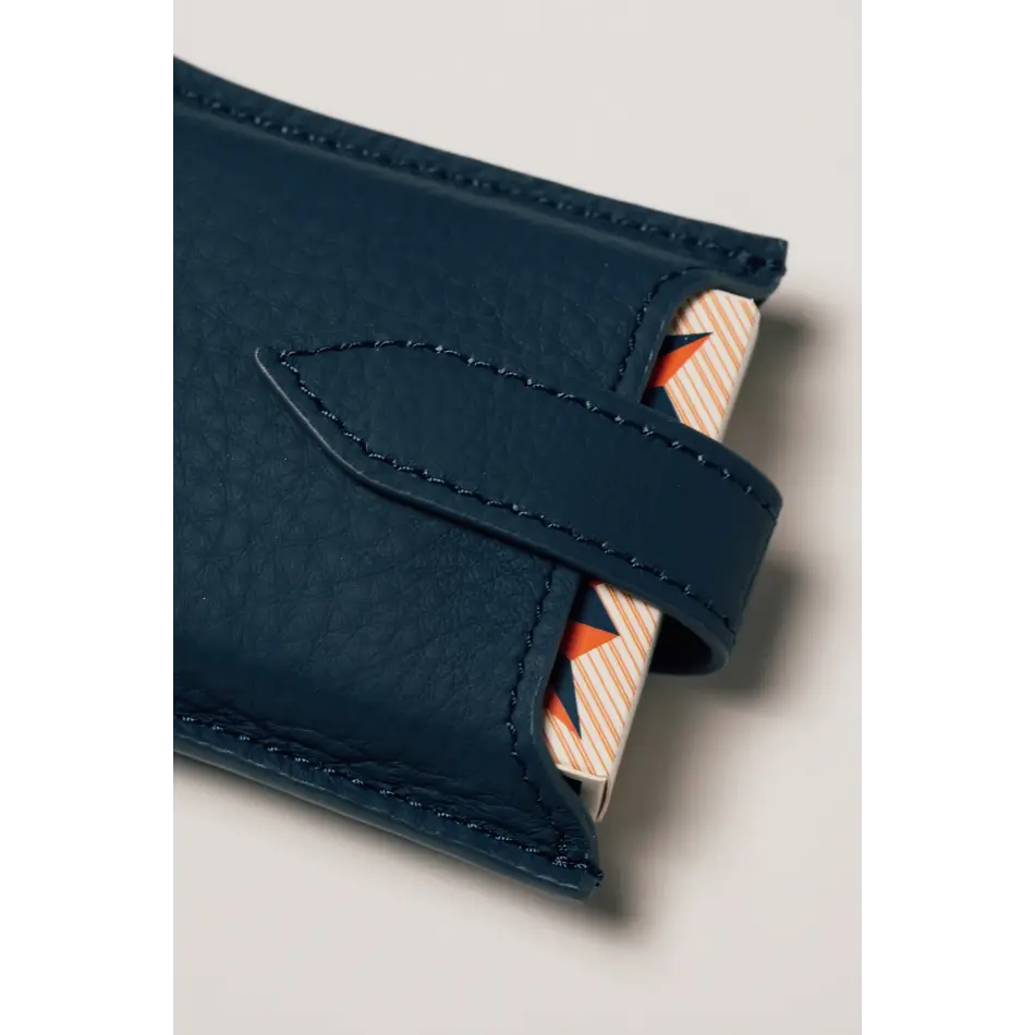 House of Nobilique Cardholder Blue - Luxury Leather Cardholder from Full Grain Leather