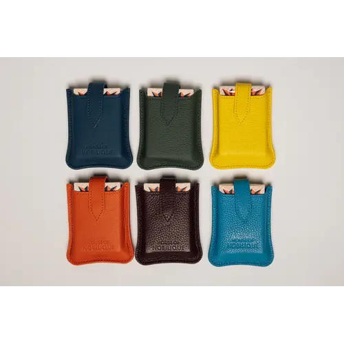 House of Nobilique Cardholder Blue - Luxury Leather Cardholder from Full Grain Leather