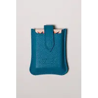 Cardholder Azure Blue – Luxe Leren Kaartenhouder van Volnerfleer