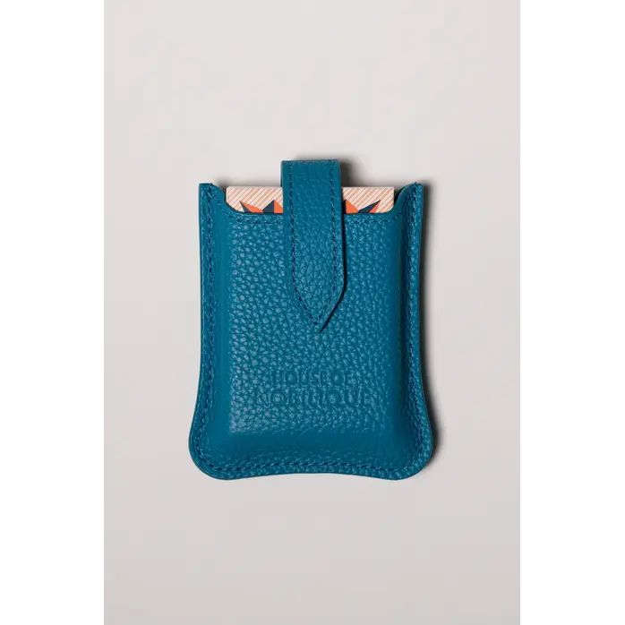 House of Nobilique Cardholder Azure Blue – Luxe Leren Kaartenhouder van Volnerfleer House of Nobilique Cardholder Azure Blue – Luxe Leren Kaartenhouder van Volnerfleer