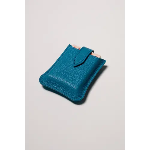 House of Nobilique Cardholder Azure Blue - Luxury Leather Cardholder from Full Grain Leather