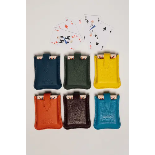 House of Nobilique Cardholder Yellow - Luxury Leather Cardholder from Full Grain Leather