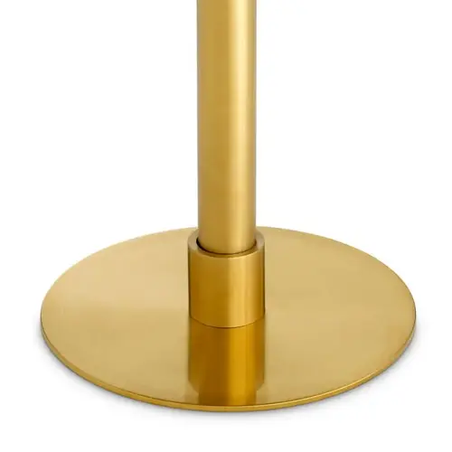 Eichholtz Eichholtz Terzo Square Dining Table - Square | Brushed Brass Base | Ceramic Top in Slate Look Eichholtz Eichholtz Terzo Square Dining Table - Square | Brushed Brass Base | Ceramic Top in Slate Look