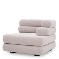 Malaga Outdoor Modular Sofa – Right | Mauritius Light Grey | Water-Repellent