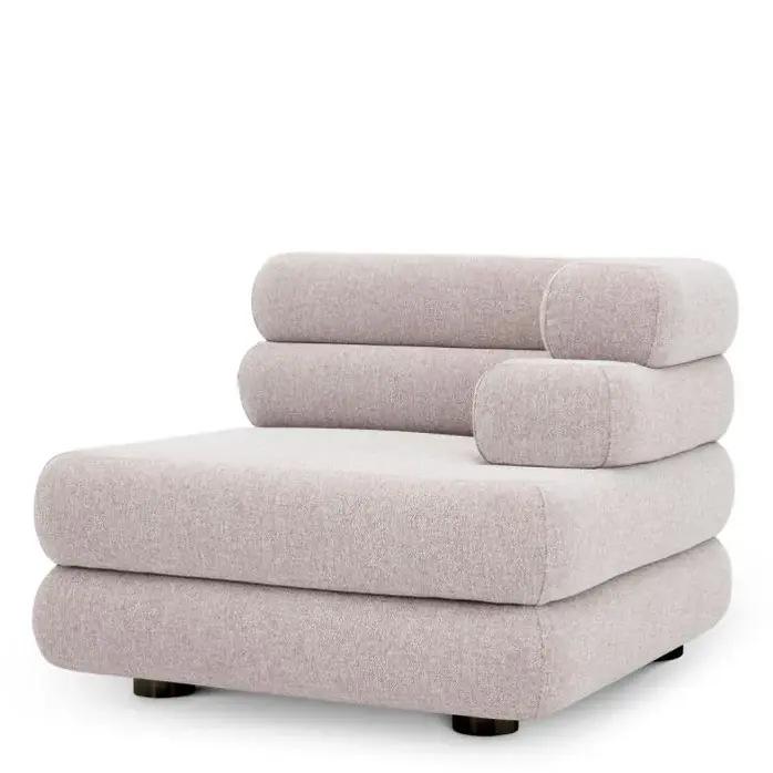 Eichholtz Malaga Outdoor Modular Sofa – Right | Mauritius Light Grey | Water-Repellent