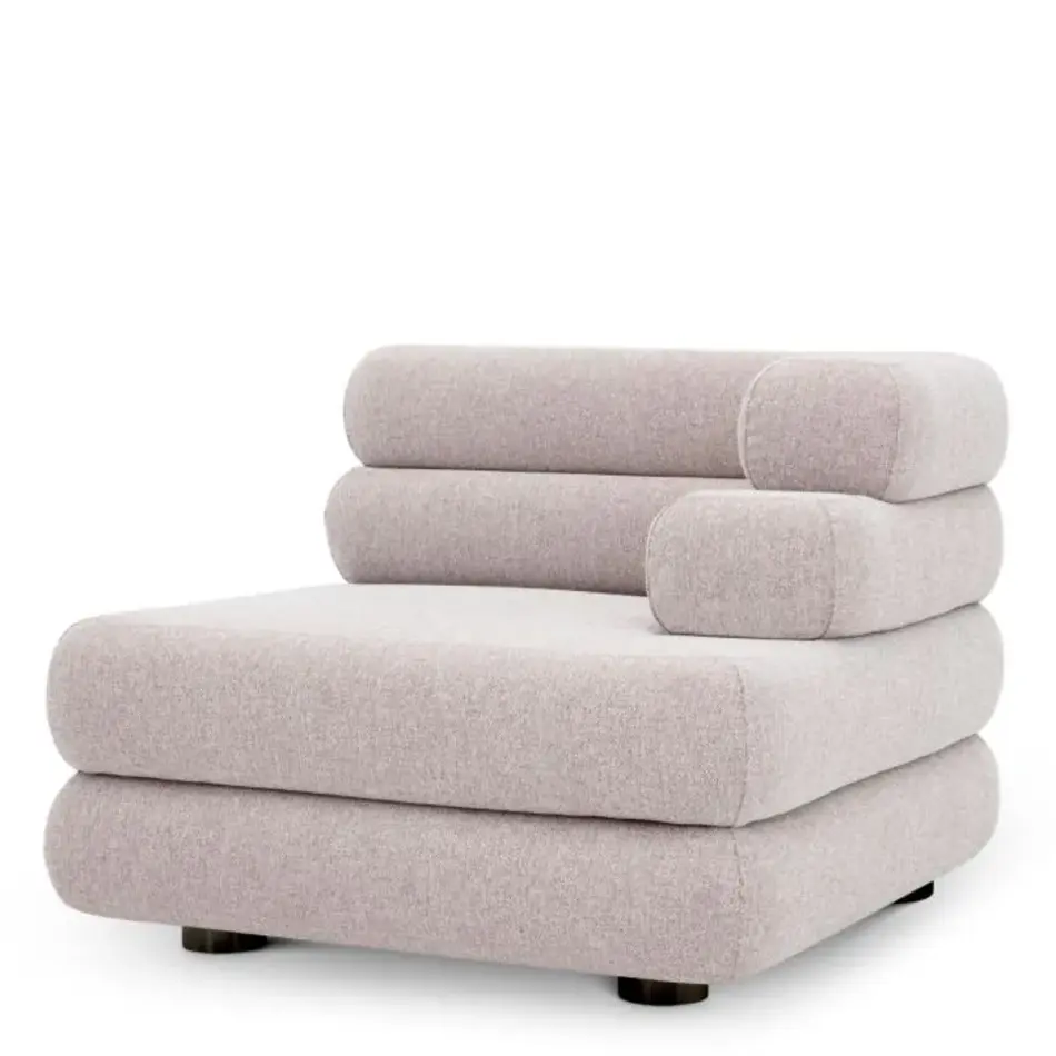 Eichholtz Malaga Outdoor Modular Sofa – Right | Mauritius Light Grey | Water-Repellent