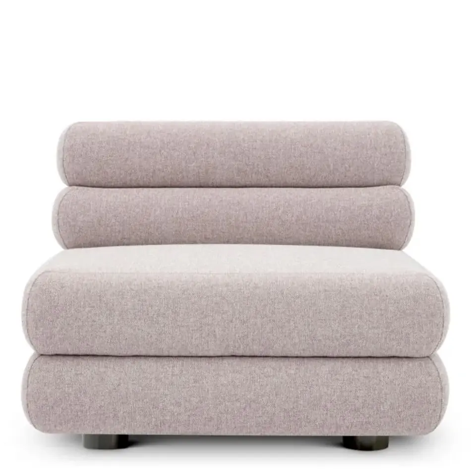 Eichholtz Malaga Outdoor Modulaire Bank – Middle | Mauritius Light Grey | Waterafstotend