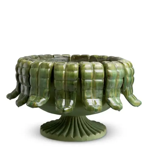 Eichholtz Grantham Outdoor Planter - Green Ceramic | Durable & Elegant