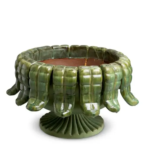 Eichholtz Grantham Outdoor Planter - Green Ceramic | Durable & Elegant