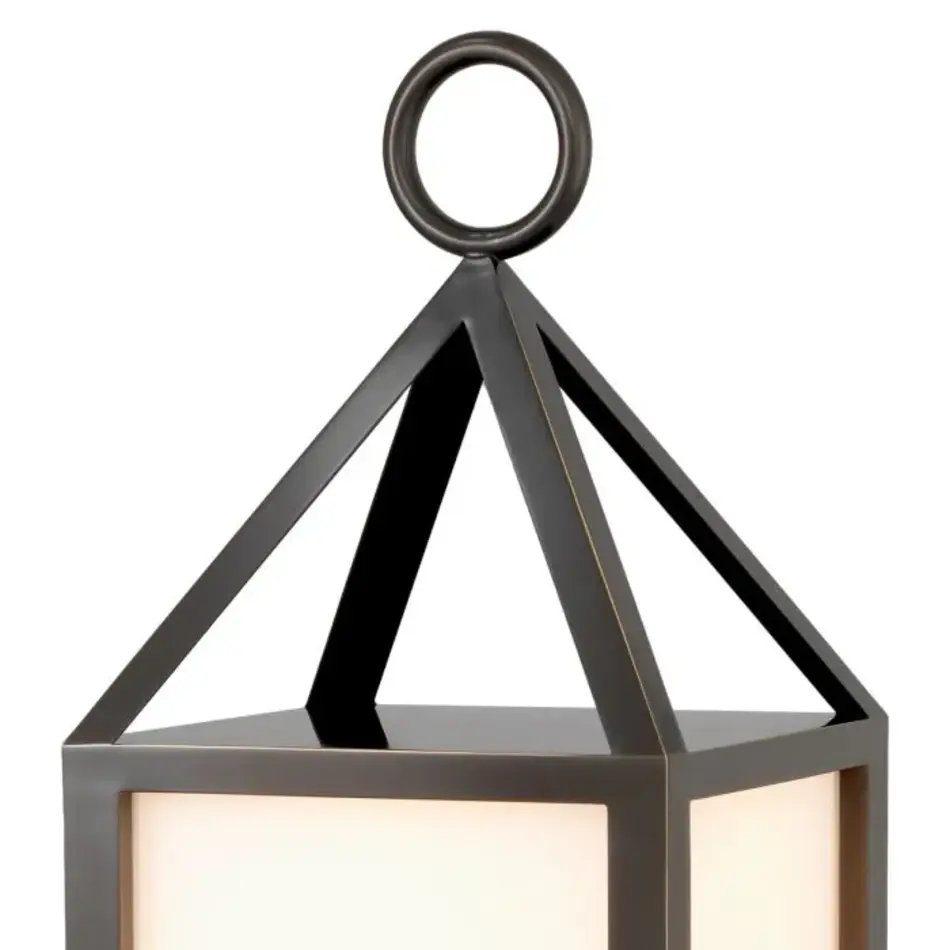 Eichholtz Riserva XL Outdoor Lamp – Bronze Highlight | Wit Glas | Extra Groot & Elegant