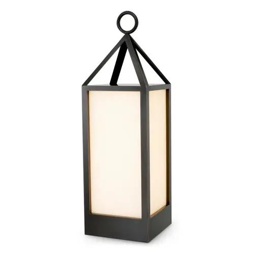 Eichholtz Riserva L Outdoor Lamp - Bronze Highlight | White Glass | Large & Elegant