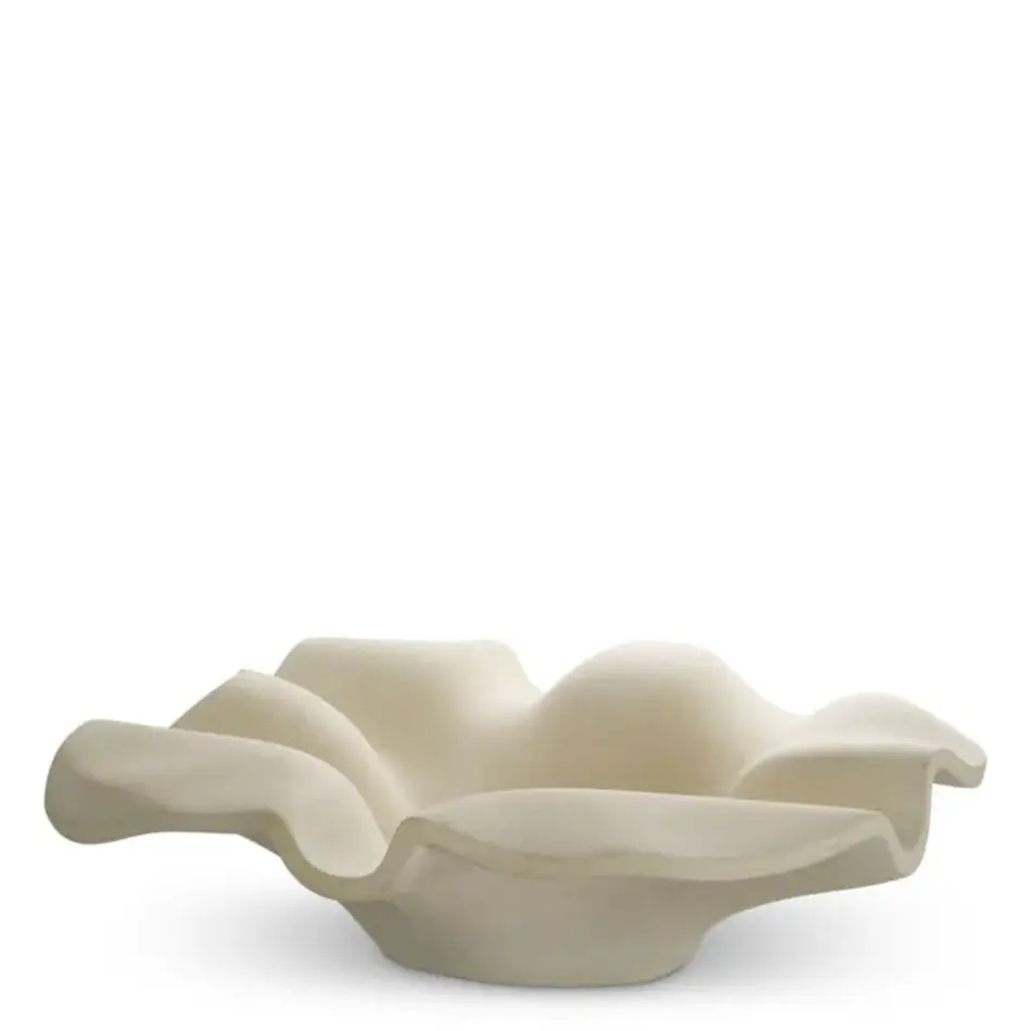 Eichholtz Oceana Bowl - Cream Finish | Texture | Luxury Outdoor Decoration