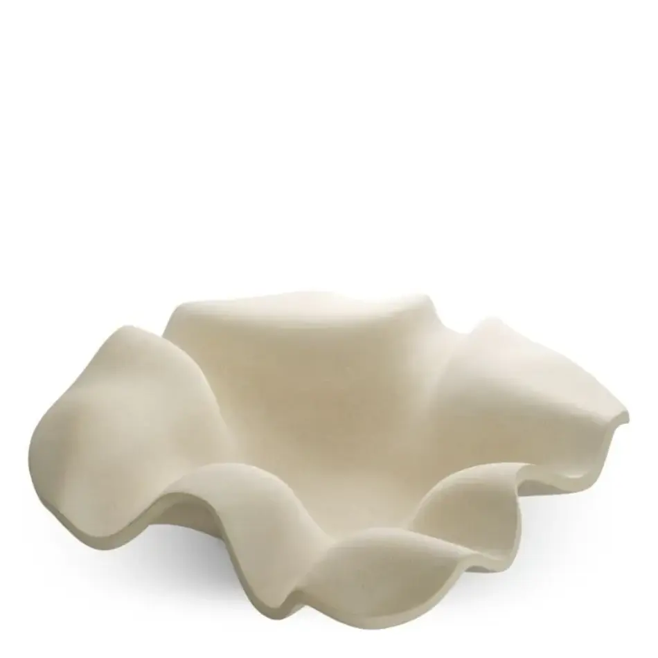 Eichholtz Oceana Bowl - Cream Finish | Texture | Luxury Outdoor Decoration