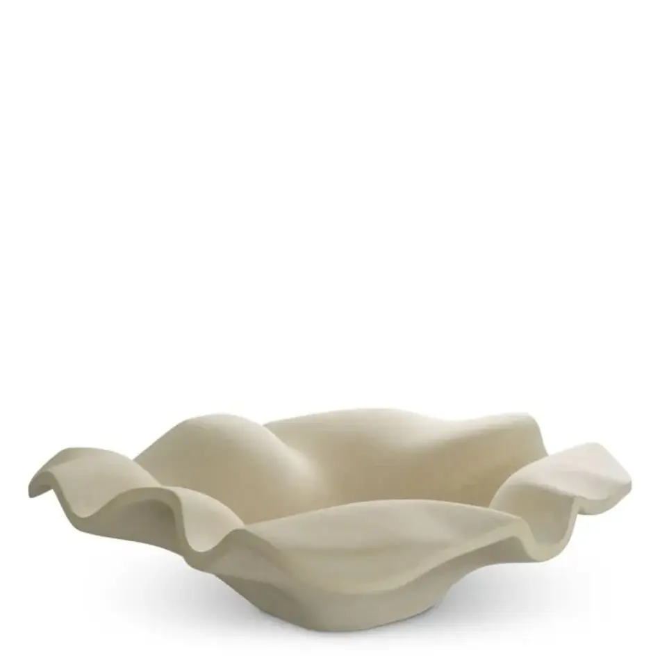 Eichholtz Oceana Bowl - Cream Finish | Texture | Luxury Outdoor Decoration