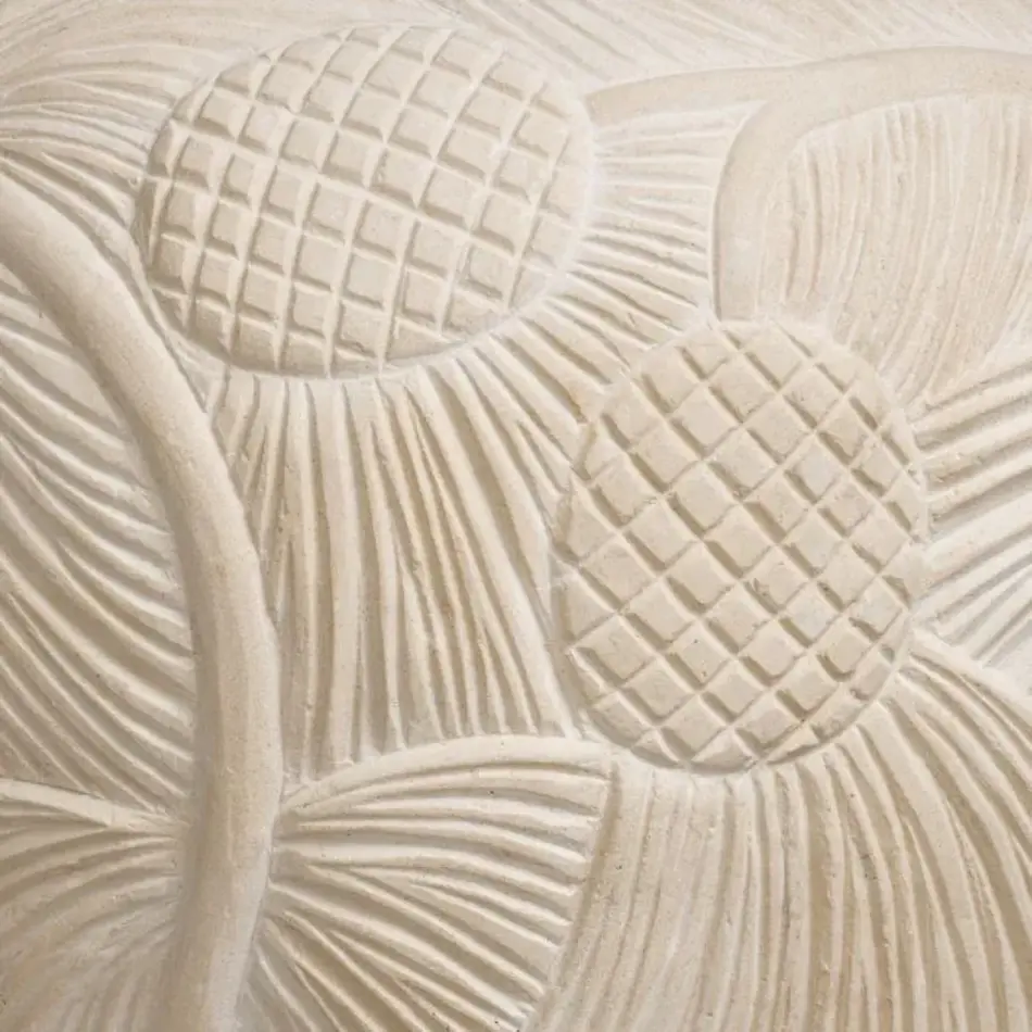 Eichholtz Yasmine Outdoor Planter - Cream | Fiberglass | Sculptural Design