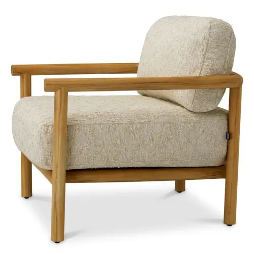 Eichholtz Ombria Outdoor Chair - Natural Teak | Arden Natural | Timeless & Elegant