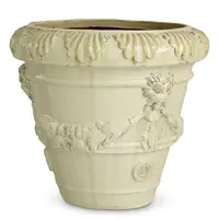 Toulon Outdoor Plantenbak – Zandkleurige Keramiek | Sculpturaal & Elegant