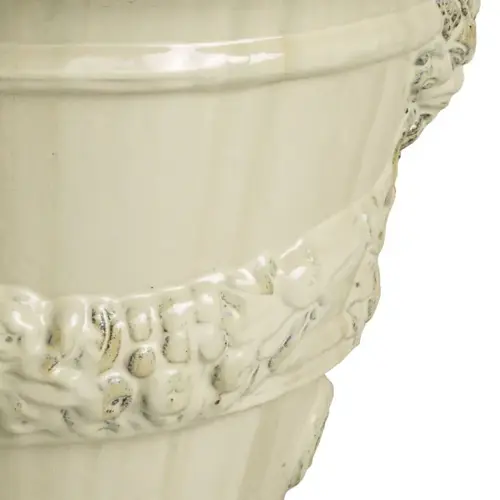 Eichholtz Toulon Outdoor Plantenbak – Zandkleurige Keramiek | Sculpturaal & Elegant