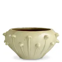 Mistral Outdoor Planter - Sand-colored Ceramic | Subtle & Elegant