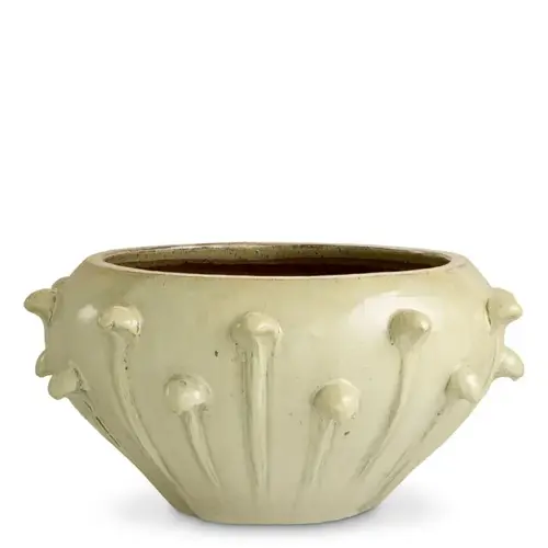 Eichholtz Mistral Outdoor Planter - Sand-colored Ceramic | Subtle & Elegant