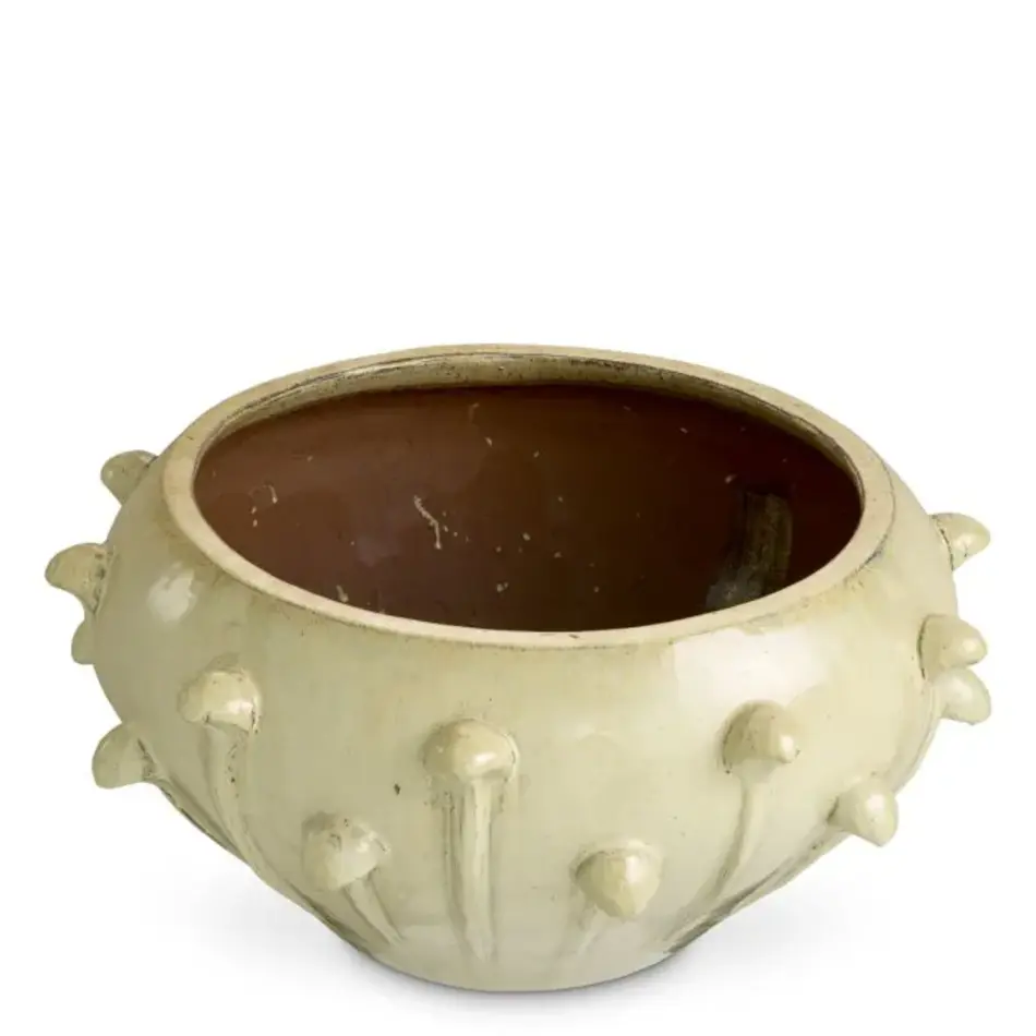 Eichholtz Mistral Outdoor Planter - Sand-colored Ceramic | Subtle & Elegant