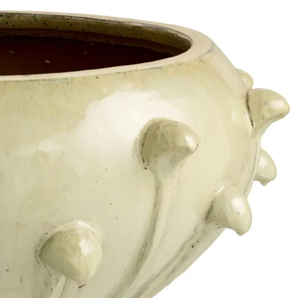 Eichholtz Mistral Outdoor Planter - Sand-colored Ceramic | Subtle & Elegant