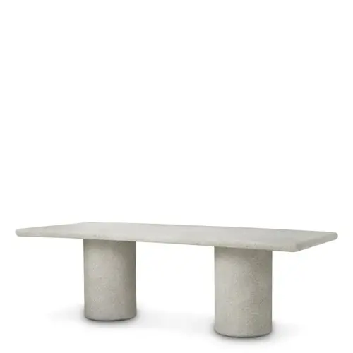 Eichholtz Cloverdale Outdoor Dining Table – Grijze Steenlook | Modern & Elegant