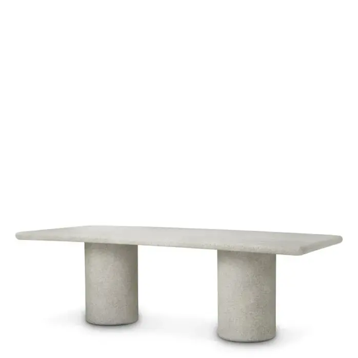 Eichholtz Cloverdale Outdoor Dining Table – Grijze Steenlook | Modern & Elegant