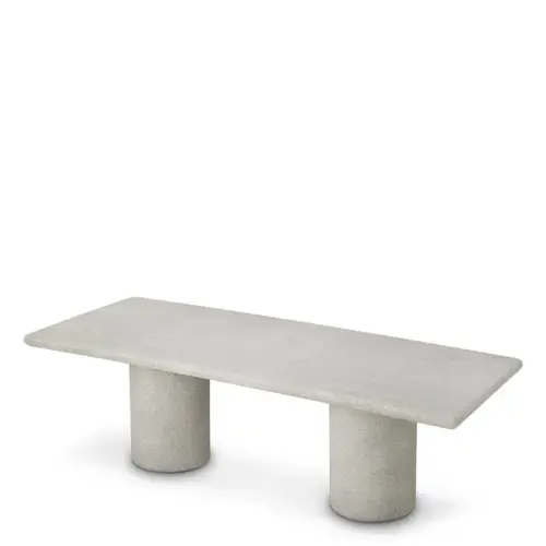 Eichholtz Cloverdale Outdoor Dining Table – Grijze Steenlook | Modern & Elegant