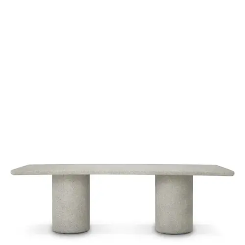 Eichholtz Cloverdale Outdoor Dining Table – Grijze Steenlook | Modern & Elegant